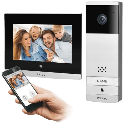 Extel Video interfon 7", bežični set,  WiFi Dual Band - 720313