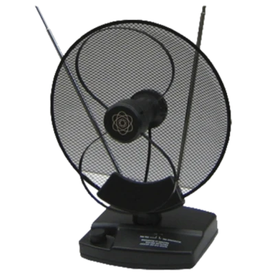 Falcom Antena sobna sa pojačalom, UHF/VHF, crna - ANT-204