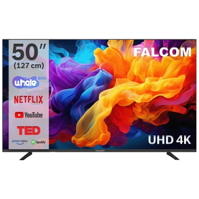 Falcom Televizor Smart LED TV 4K UltraHD  50", Bluetooth ,WiFi - TV-50LTF024SM WOS