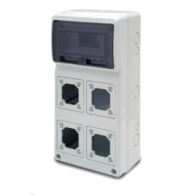 Famatel Kombo kutija za osigurače i ind. utičnice 8/4 - 3961