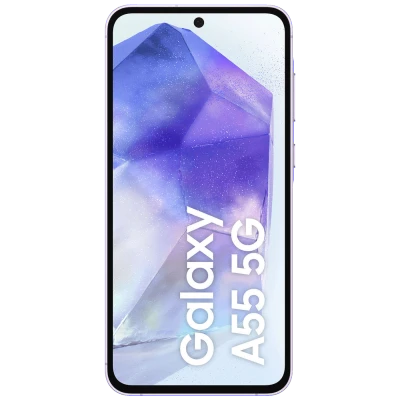 Samsung Smartphone 6.6", 5G, Octa Core 2.75GHz, RAM 8GB, 50Mpixel - Galaxy A55 5G 8GB/128GB Lilac