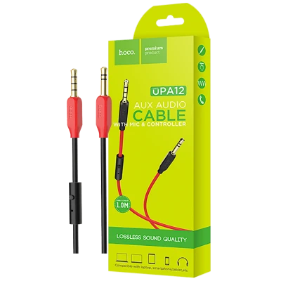 hoco. Audio kabl 3.5 mm sa mikrofonom, dužina 1.0 metar - UPA12 AUX MIC