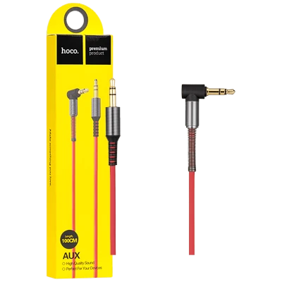 hoco. Audio kabl 3.5 mm, dužina 1.0 metar, crvena - UPA02 Spring Audio AUX, RD