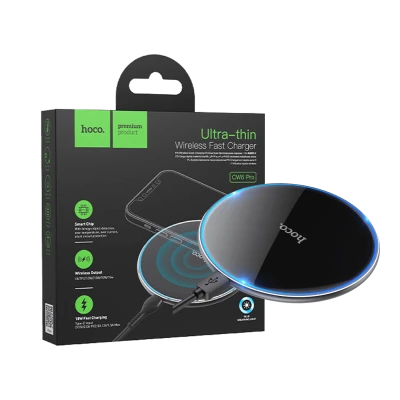 hoco. Punjač bežični, CW6,univerzalni,smartphone, slušalice, 15 W - CW6 Pro Easy