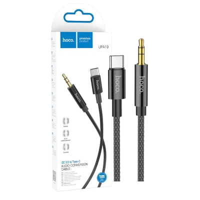 hoco. Audio kabl USB type C na 3.5 mm, 1.0 met - UPA19 Black