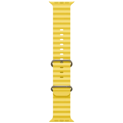hoco. Silikonski remen za iWatch, 42/44/45/49mm, žuta - iWatch WA12 Yellow