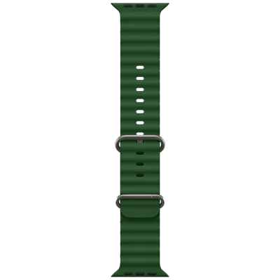 hoco. Silikonski remen za iWatch, 42/44/45/49mm, zelena - iWatch WA12 Alfa