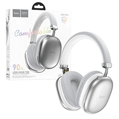 hoco. Slušalice bežične, Bluetooth - W35 Max Joy Silver