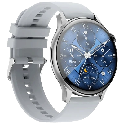 hoco. Pametni sat, 1.43", AMOLED zaslon, Bluetooth, IP68 - Y10 Pro Silver