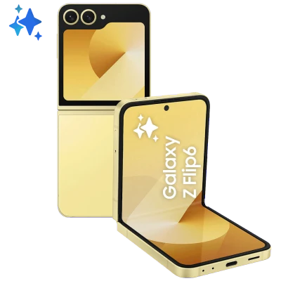 Samsung Smartphone 6.7/3.4", 5G, 8-Core 3.39GHz, RAM 12GB, 50Mpixel - Galaxy Z Flip 6 5G 12/256GB Yellow