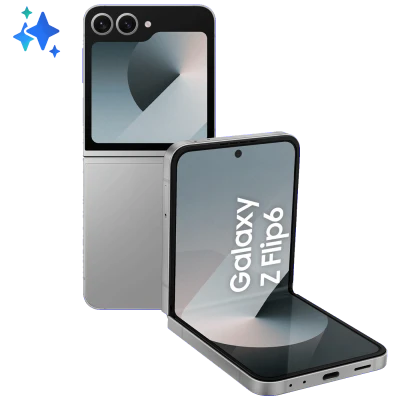 Samsung Smartphone 6.7/3.4", 5G, 8-Core 3.39GHz, RAM 12GB, 50Mpixel - Galaxy Z Flip 6 5G 12/256GB Silver