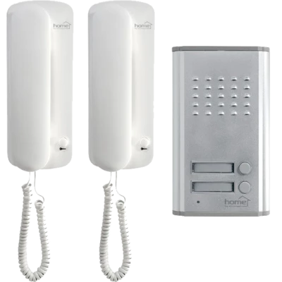 home Interfon žični sa dvije unutarnje jedinice, elek.otvaranje  - DP 012
