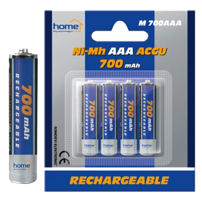 home Baterija punjiva AAA, 700mAh, blister 4 kom - M 700AAA
