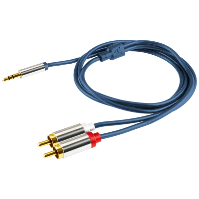 home Kabl RCA x 2 / 3,5mm x 1, dužina 1.0m - A 49-1M