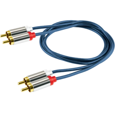 home RCA stereo kabl,2xRCA muški, 2xRCA muški,premium kv., 1.0m - A 3-1M