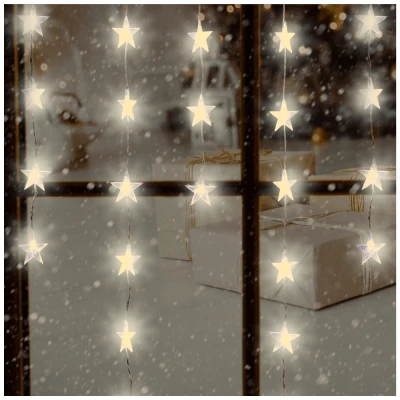 home Dekorativna LED rasvjeta, svjetlosna zavjesa sa zvjezdama - KAF 50L/WW