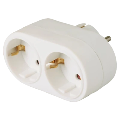 home Strujni razdjeljnik, 2 x Shuko utičnica pod 90° - NV 22-90