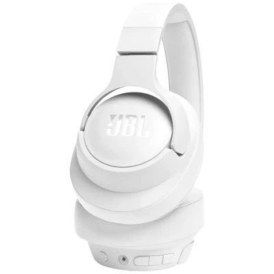JBL Slušalice bežične sa mikrofonom, Bluetooth + audio kabel - Tune 720BT White