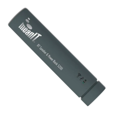 MeanIT Punjač prijenosni za mobitele +  BT zvučnik, 5200mAh - PPS6