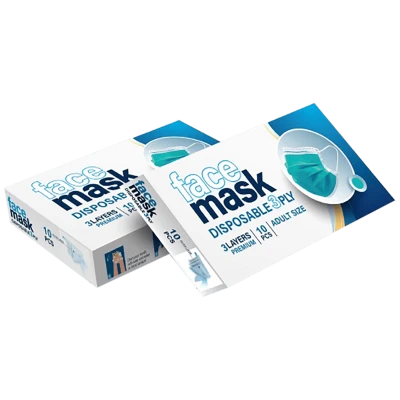 NN Maska za lice, zaštitna, troslojna