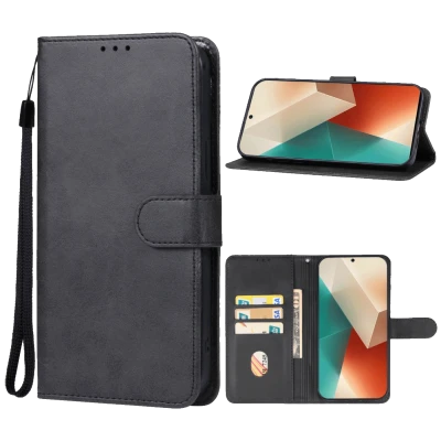 NN-Su Futrola preklopna za Redmi Note 13, koža, crna  - Redmi Note 13 5G Phone Case(Black)