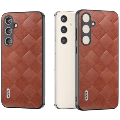 NN-Su Maska za Samsung S24+, TPU + PC + PU koža - Galaxy S24+ PU Phone Case(Brown)