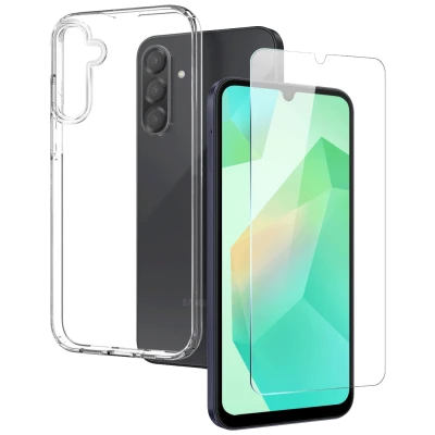 NN-Su Combo Maska za Samsung A26 5G sa sa zaštitom ekrana - A26 TPU Phone Case;Tempered Glass