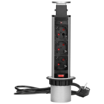 Orno Produžni kabel sa 3 x Schuko utičnice, ugradbena - OR-AE-1347(GS)