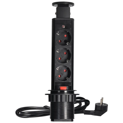 Orno Produžni kabel sa 3 x Schuko utičnice, ugradbena - OR-AE-1347(GS)/B