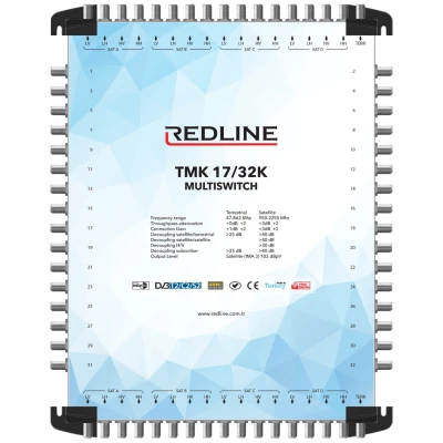 REDLINE Multišalter 4 satelita na 32 utičnice,kaskadni(bez adaptera) - TMK 17/32K