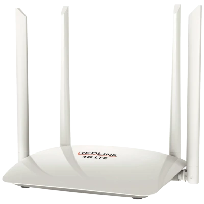 REDLINE Wireless N Router,4G LTE,2 port,300 Mbps,4 x 5 dBi antena - LTE-20