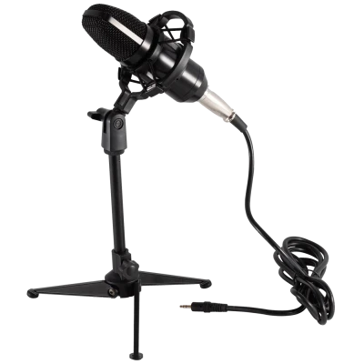 SAL Mikrofon, studijski, sa postoljem, 3.5 mm, 2.4 met. - M 12