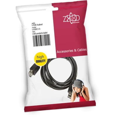 ZED electronic USB 3.0 produžni kabl,  dužina 3.0 metra - USBC/3