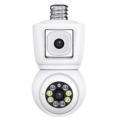 Escam Kamera za video nadzor,dual lens,2x2Mpixel,PTZ,E27,WiFi - QF202