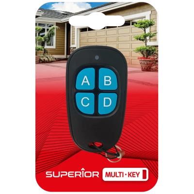 Superior Daljinski upravljač za garažna vrata i kapije, univerzalni - Multi-Key