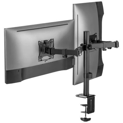 Superior Stolni nosač za 2 LCD monitora, 17" - 32" - Nosač za dva LCD monitora