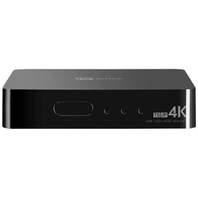 TELE System Prijemnik combo, Android , DVB-S2/T2, 4K, HEVC/10 bit - TS UP4K