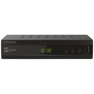 TELE System Prijemnik zemaljski, DVB-T/T2, H.265/HEVC, HDMI,Scart - TS Unico