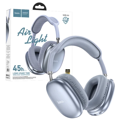 hoco. Slušalice bežične sa mikrofonom, Bluetooth, plava - W35 Air Triumph Blue