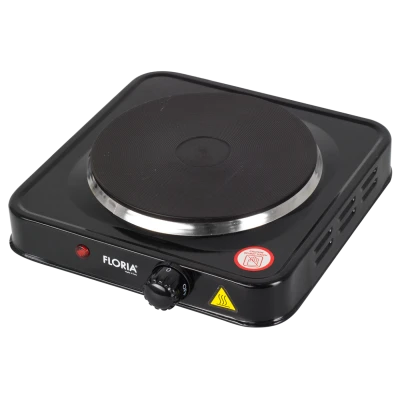 Floria Električno kuhalo, 1 ploča - 15 cm, 1000 W, crna - ZLN2806