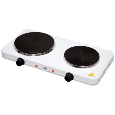 home Električno kuhalo, 2 ploče - 15/18 cm, 2500 W, bijela - HG R 02WH