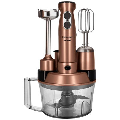 Goldmaster Štapni mikser sa posudom, 5u1, 1000 W, Multipraktik - GM-7239G Elena Max Gold