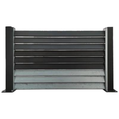 JoilArt Uzorak panelne ograde, žaluzina, cink-crno-antracit - M5084