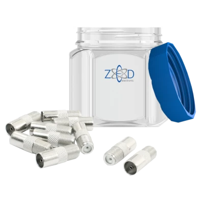 ZED electronic Konektor F-Ženski na RF-Ženski, pak. 50 kom. - FPZ/50