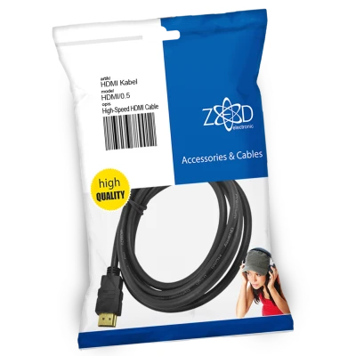 ZED electronic HDMI kabl, 0.5 met - HDMI/0.50