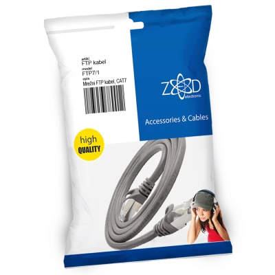 ZED electronic Mrežni FTP kabl, CAT7, dužina 1.0 metar - FTP7/1