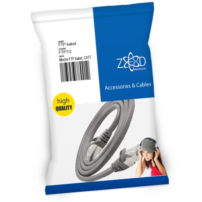 ZED electronic Mrežni FTP kabl, CAT7, dužina 2.0 metar - FTP7/2