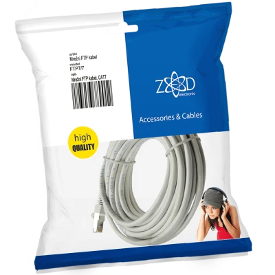 ZED electronic Mrežni FTP kabl, CAT7, dužina 7.0 metara - FTP7/7
