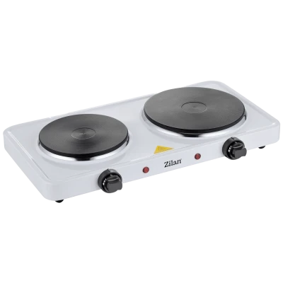 Zilan Električno kuhalo, 2 ploče - 15.5/18.5 cm, 2500 W, bijela - ZLN2180