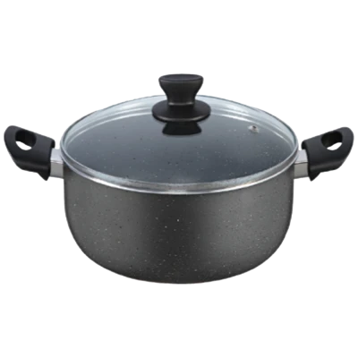 Zilan Lonac sa staklenim poklopcem, granit, 28 cm - ZLN2003